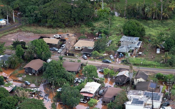 Army Black Hawk Crew Documents Storm-Damaged Infrastructure