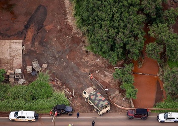 Army Black Hawk Crew Documents Storm-Damaged Infrastructure
