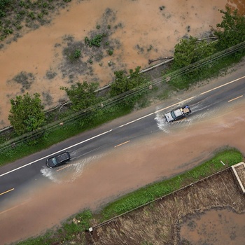 Army Black Hawk Crew Documents Storm-Damaged Infrastructure