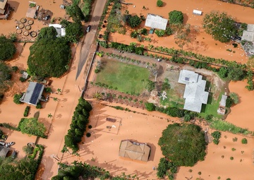 Army Black Hawk Crew Documents Storm-Damaged Infrastructure