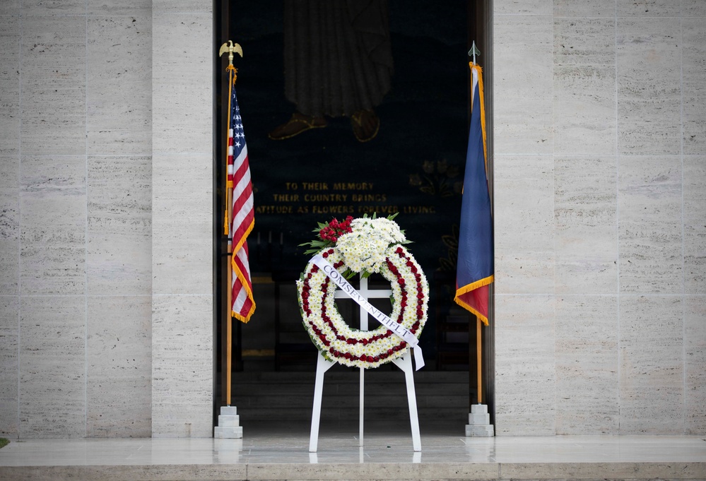 U.S. 7th Fleet Participates in Wreath Laying Ceremony at Manila American Cemetery and Memorial