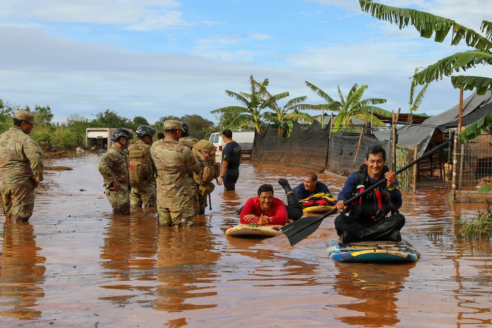 Hawaii National Guard CERFP Conducts Flood Search and Recovery Mission