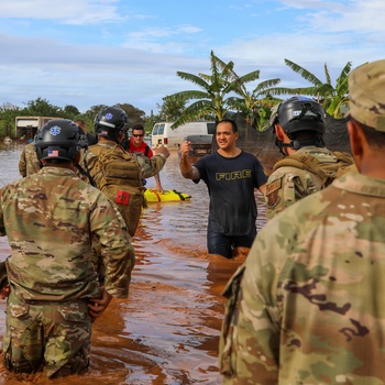 Hawaii National Guard CERFP Conducts Flood Search and Recovery Mission
