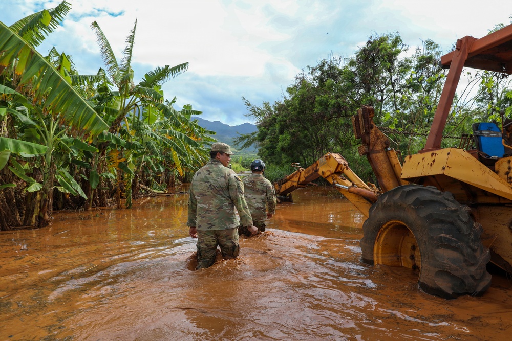 Hawaii National Guard CERFP Conducts Flood Search and Recovery Mission