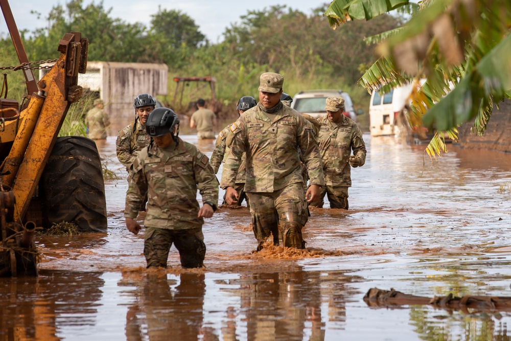 Hawaii National Guard CERFP Conducts Flood Search and Recovery Mission