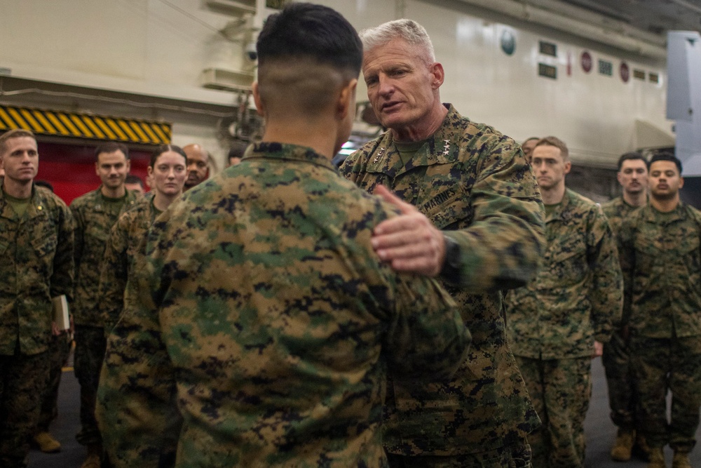 III Marine Expeditionary Force Visits USS Tripoli