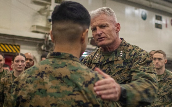III Marine Expeditionary Force Visits USS Tripoli