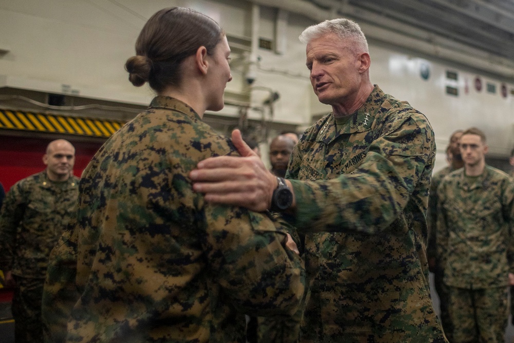 III Marine Expeditionary Force Visits USS Tripoli