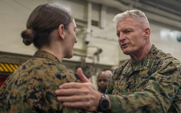 III Marine Expeditionary Force Visits USS Tripoli