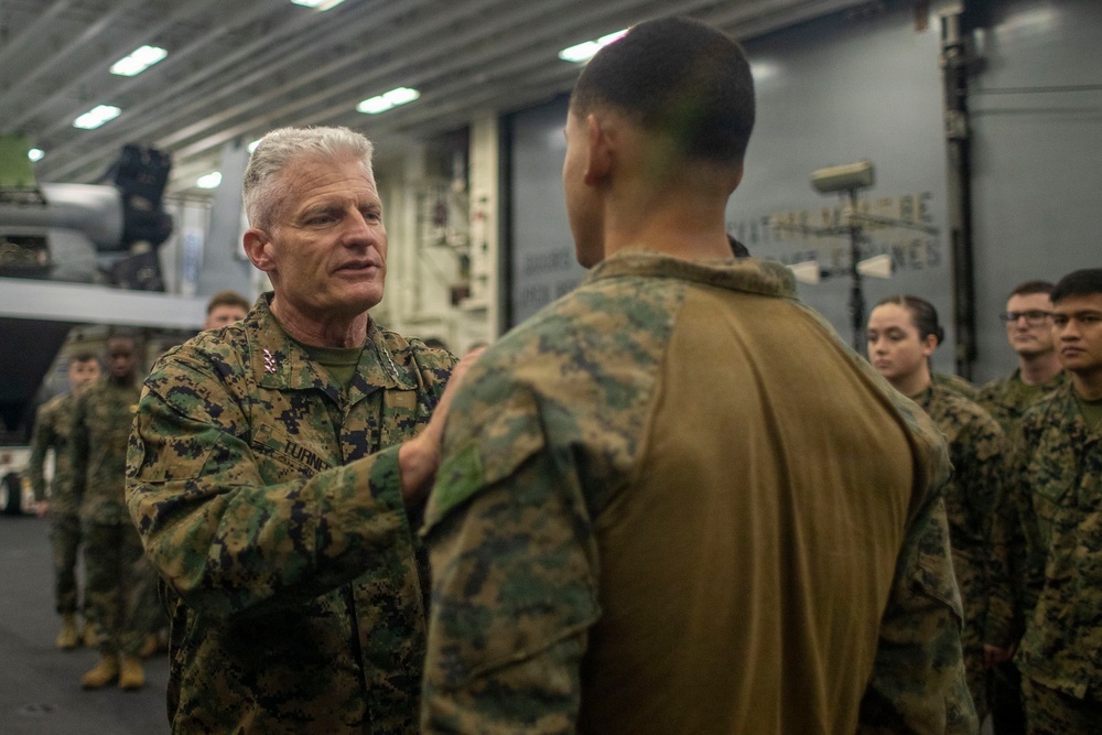 III Marine Expeditionary Force Visits USS Tripoli