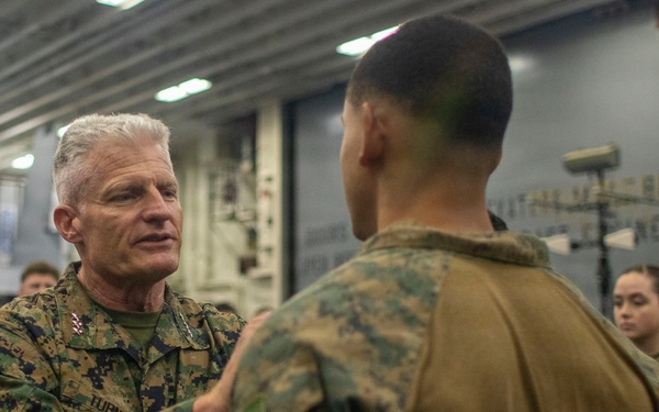 III Marine Expeditionary Force Visits USS Tripoli
