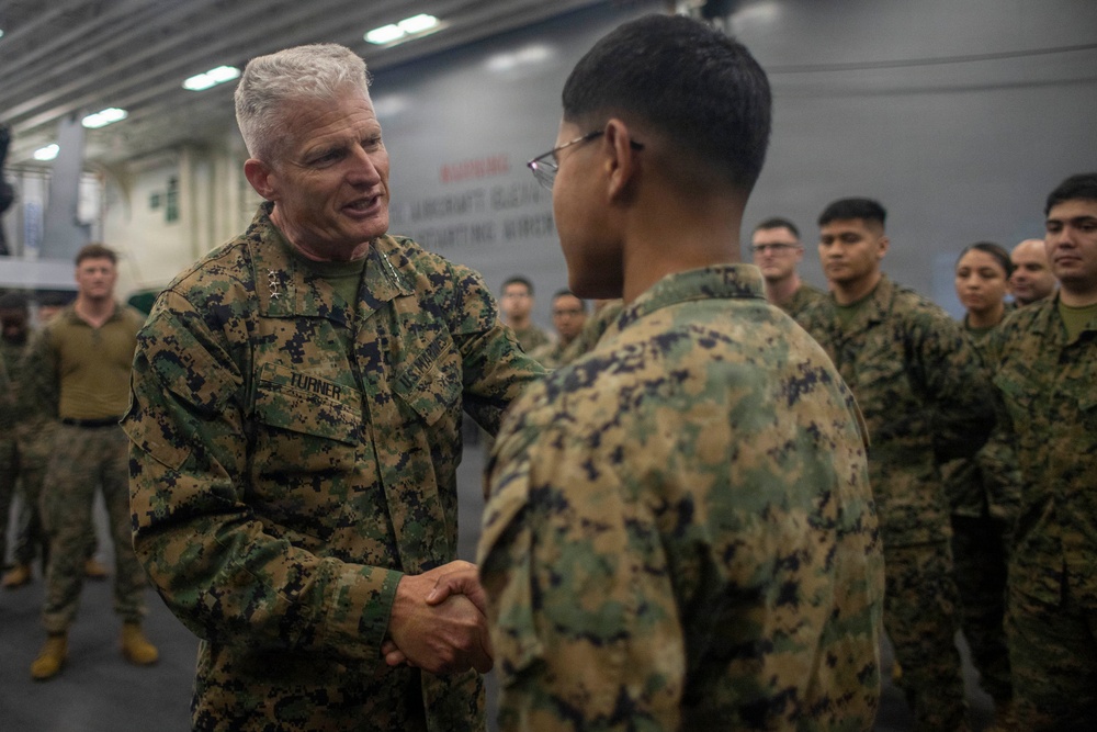 III Marine Expeditionary Force Visits USS Tripoli