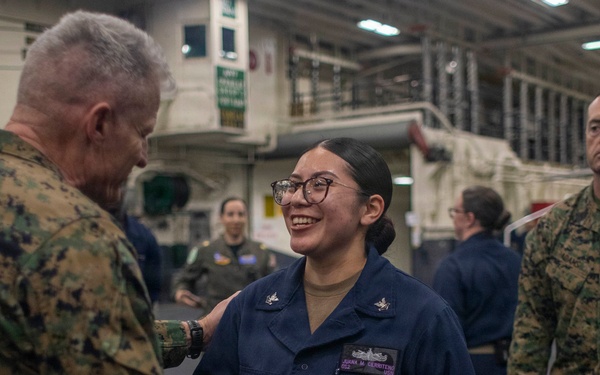 III Marine Expeditionary Force Visits USS Tripoli