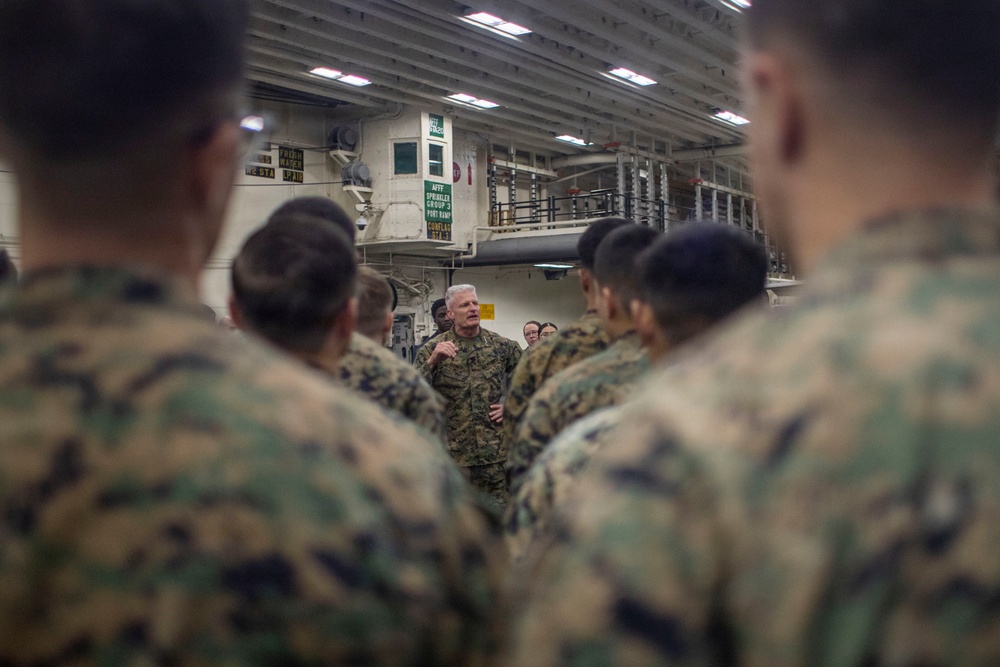 III Marine Expeditionary Force Visits USS Tripoli