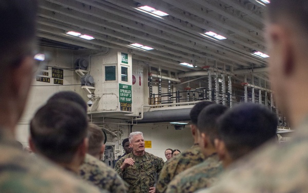 III Marine Expeditionary Force Visits USS Tripoli