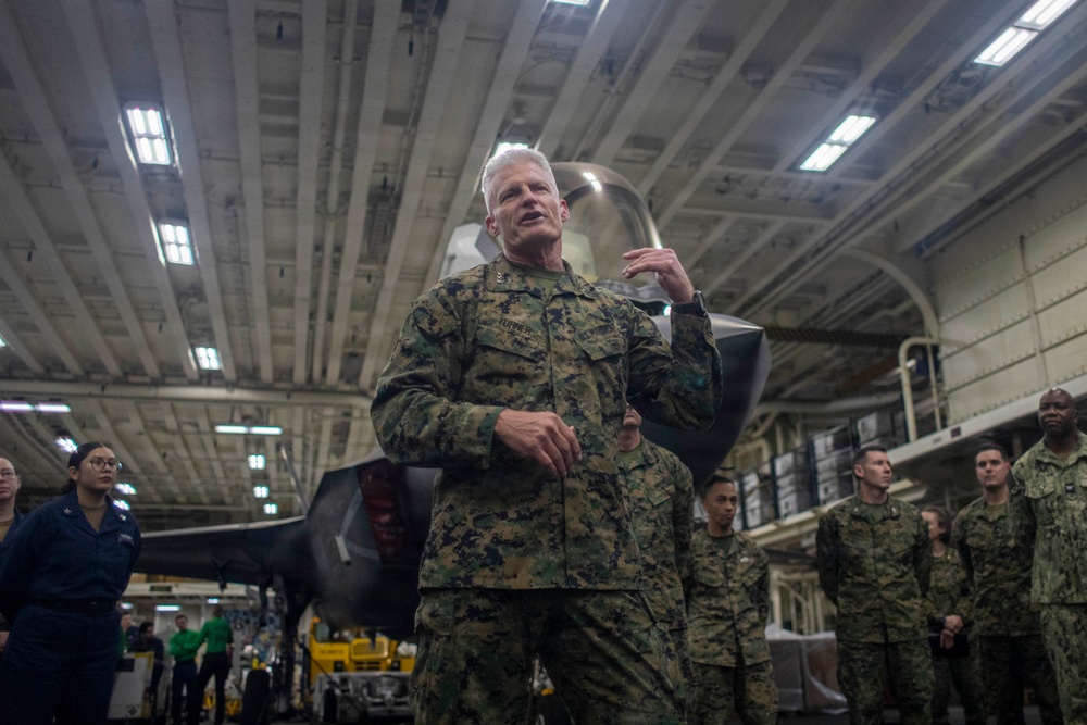 III Marine Expeditionary Force Visits USS Tripoli