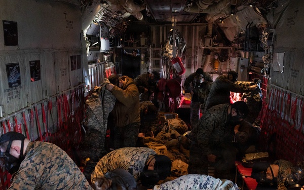 CORE26 | U.S. Marines with VMGR-252 and MWSS-273 conduct CBRN drills in Norway