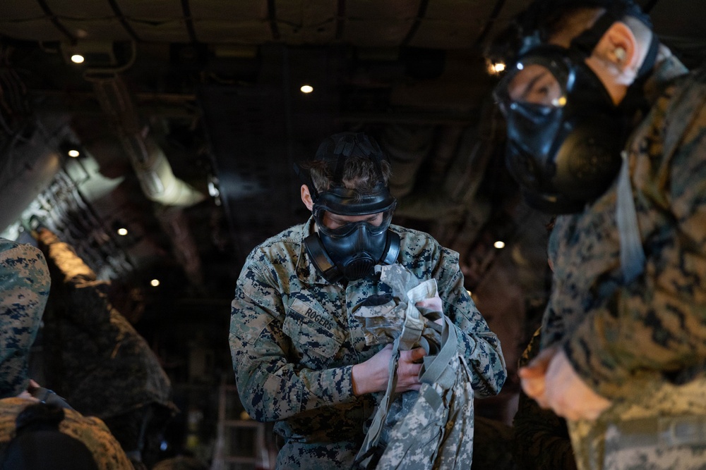 CORE26 | U.S. Marines with VMGR-252 and MWSS-273 conduct CBRN drills in Norway