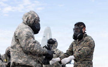 CORE26 | U.S. Marines with VMGR-252 and MWSS-273 conduct CBRN drills in Norway