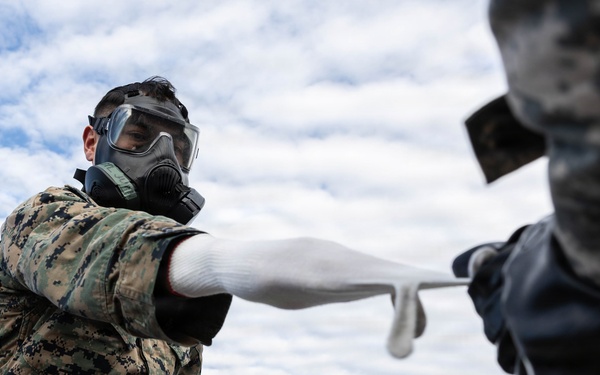 CORE26 | U.S. Marines with VMGR-252 and MWSS-273 conduct CBRN drills in Norway