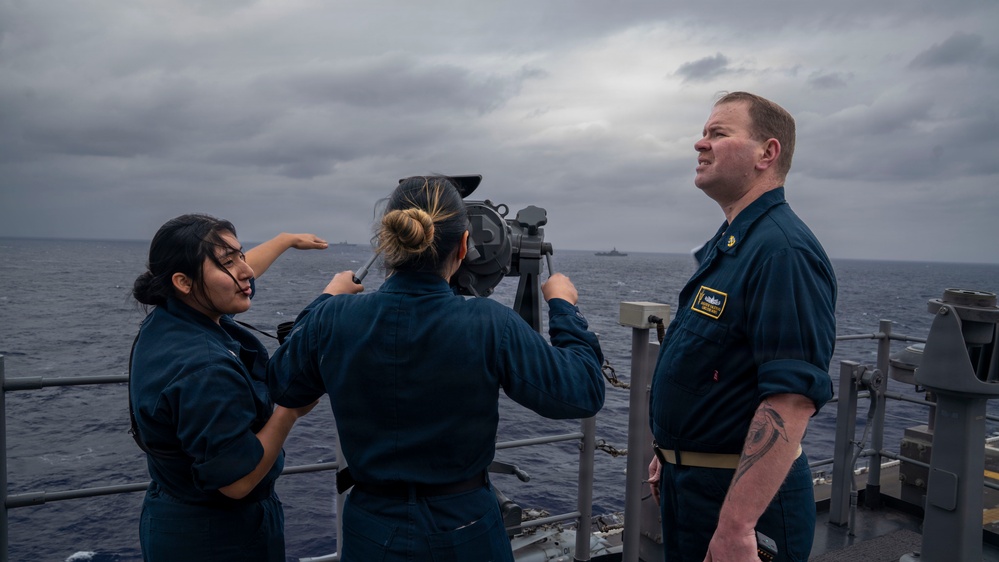 Signal Flags Hoist onboard USS Tripoli