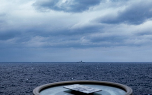 Signal Flags Hoist onboard USS Tripoli