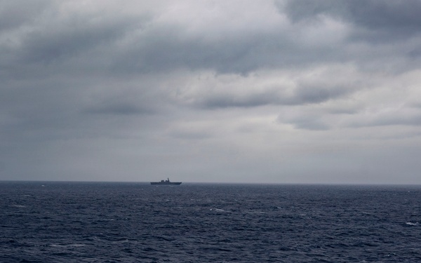 Signal Flags Hoist onboard USS Tripoli