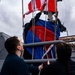 Signal Flags Hoist onboard USS Tripoli