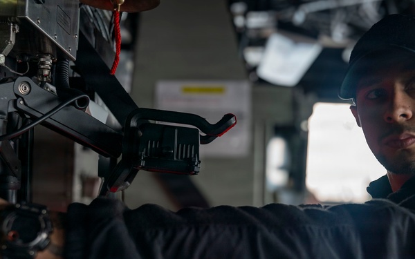Signal Flags Hoist onboard USS Tripoli