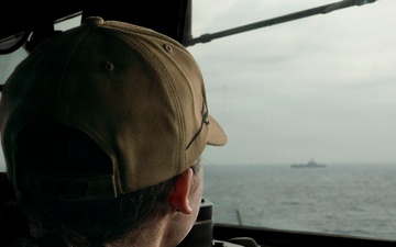 Signal Flags Hoist onboard USS Tripoli