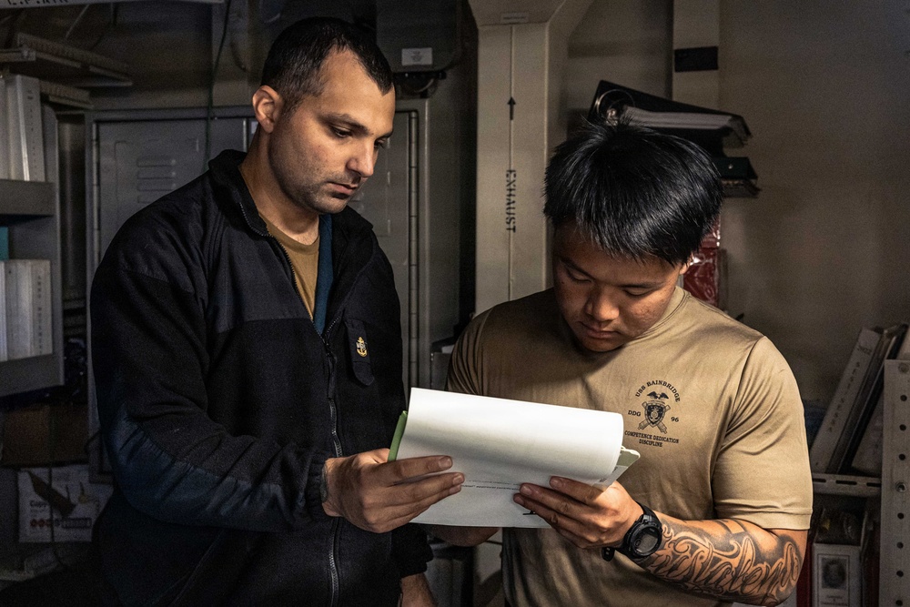 USS Bainbridge Conducts Operations During Operation Epic Fury