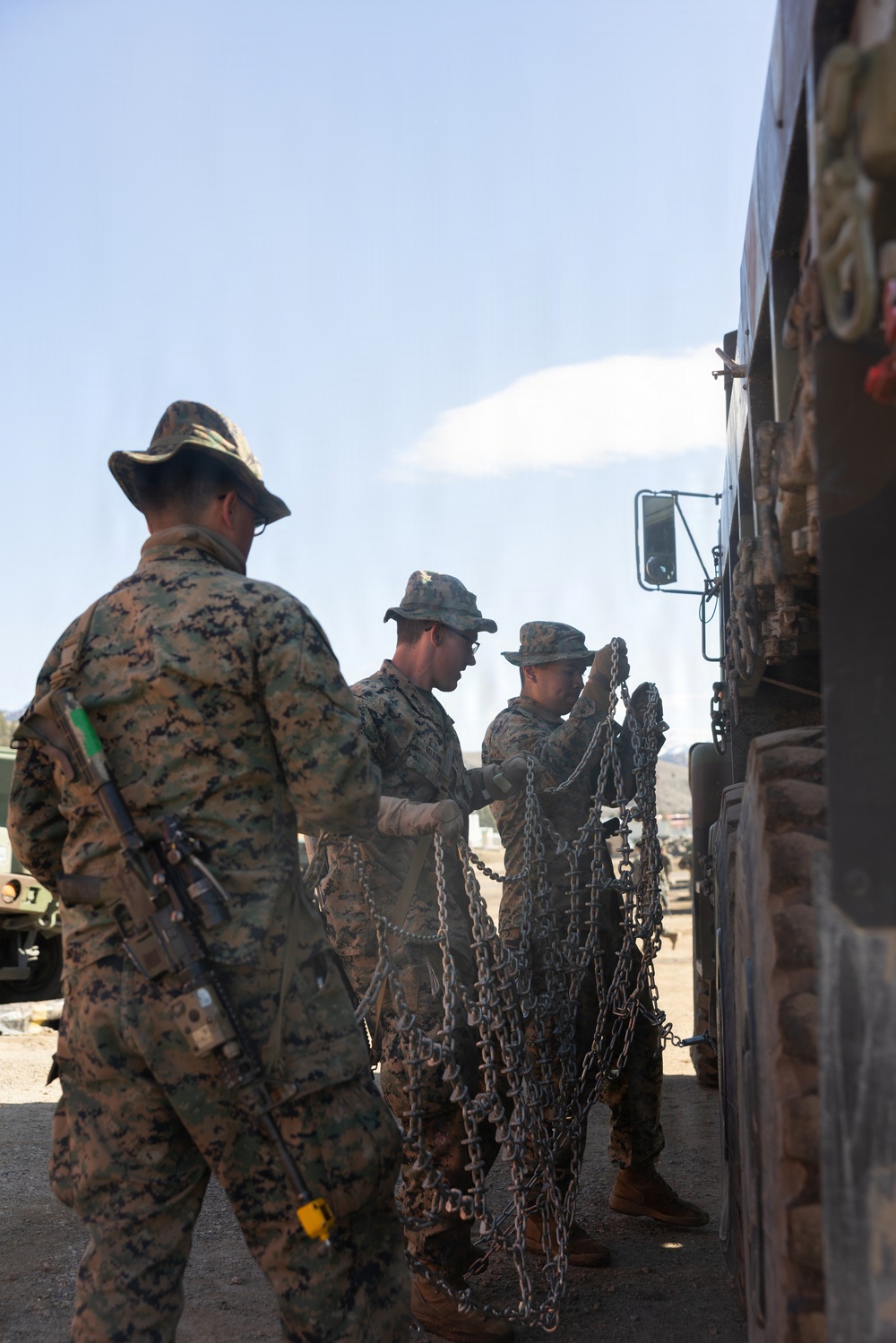 MTX 2-26: U.S. Marines with 2nd Combat Engineer Battalion prepare equipment and support fellow Marines