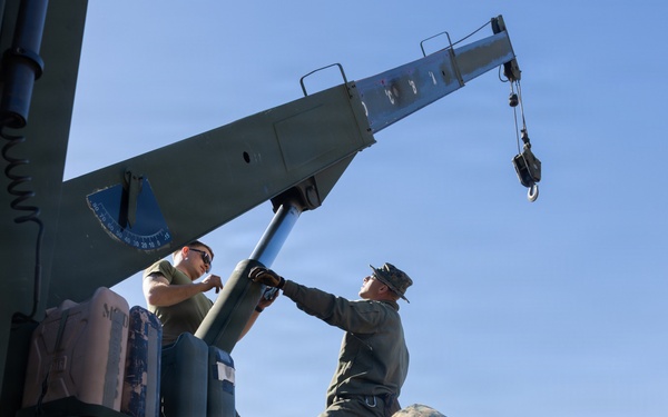 MTX 2-26: U.S. Marines with 2nd Combat Engineer Battalion prepare equipment and support fellow Marines