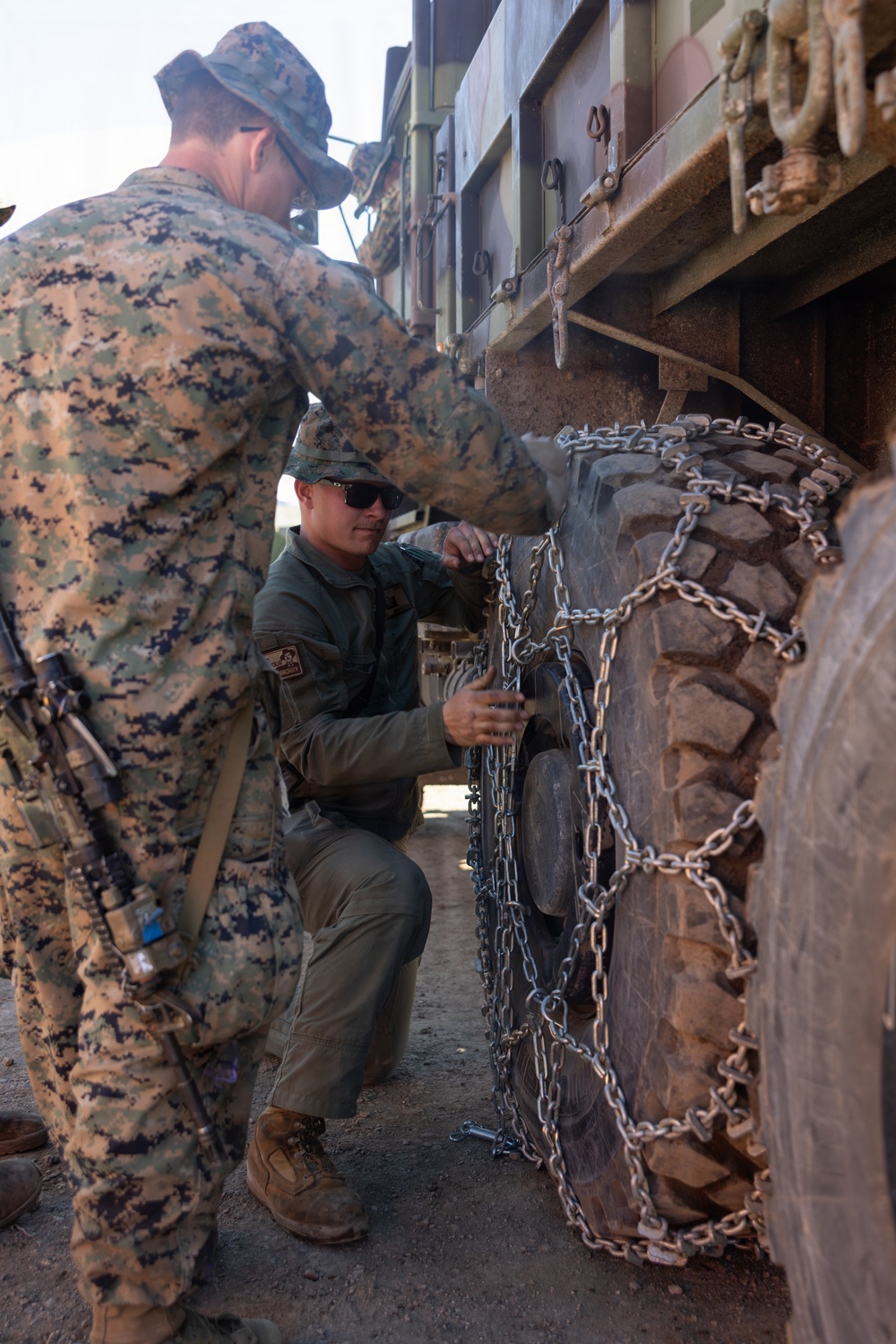 MTX 2-26: U.S. Marines with 2nd Combat Engineer Battalion prepare equipment and support fellow Marines
