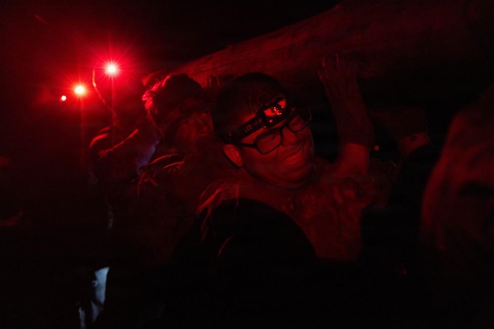 1st Battalion, 12th Cavalry Regiment endure challenges at night during Cavalry Spur Ride