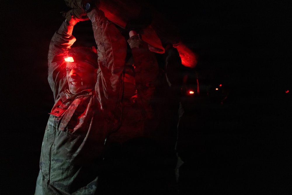1st Battalion, 12th Cavalry Regiment endure challenges at night during Cavalry Spur Ride