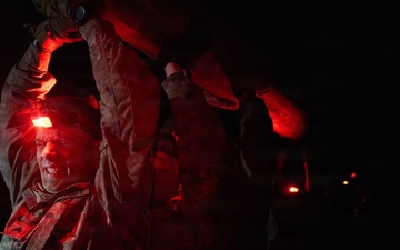 1st Battalion, 12th Cavalry Regiment endure challenges at night during Cavalry Spur Ride