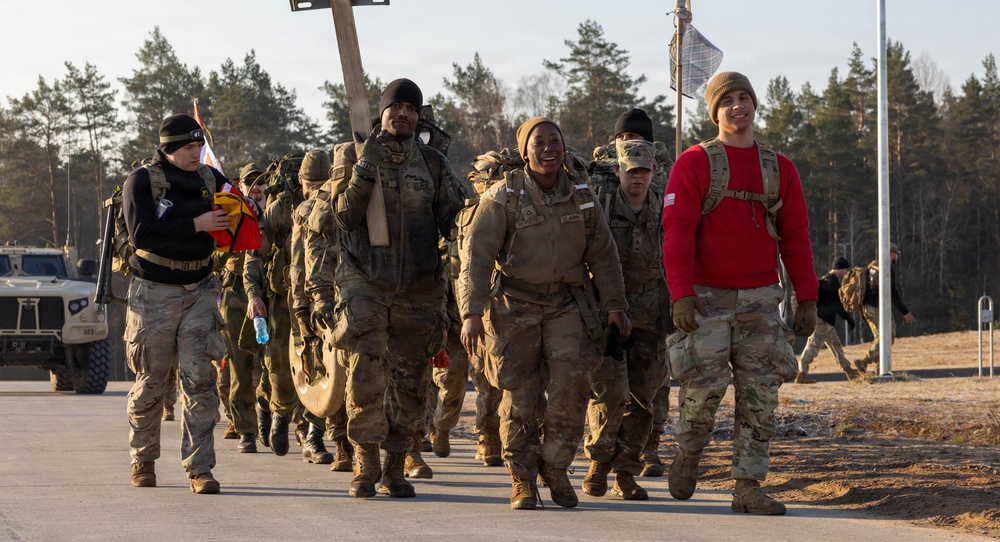 1st Battalion, 12th Cavalry Regiment, complete a Spur Ride earning their silver spurs