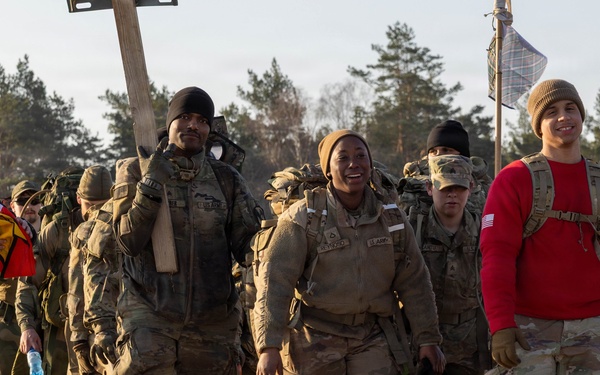 1st Battalion, 12th Cavalry Regiment, complete a Spur Ride earning their silver spurs