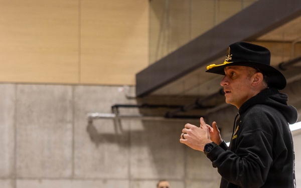 1st Battalion, 12th Cavalry Regiment, complete a Spur Ride earning their silver spurs