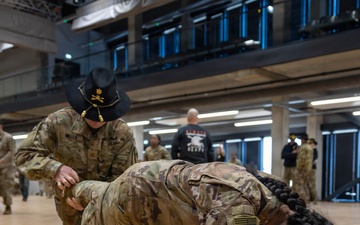 1st Battalion, 12th Cavalry Regiment, complete a Spur Ride earning their silver spurs