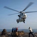 USS Pinckney Conducts a Replenishment-at-Sea During Operation Epic Fury