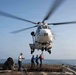 USS Pinckney Conducts a Replenishment-at-Sea During Operation Epic Fury