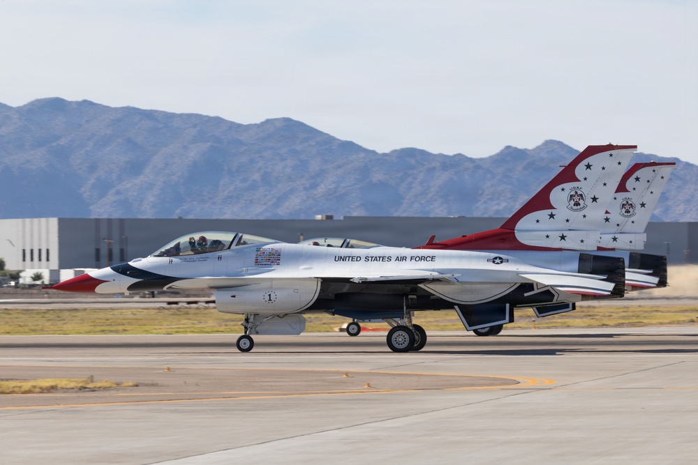 Diamond in the sky: Thunderbirds fly over the Luke Days 2026 airshow