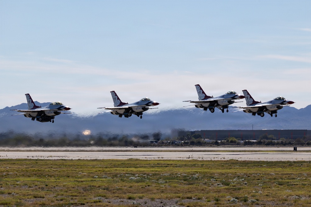 Diamond in the sky: Thunderbirds fly over the Luke Days 2026 airshow