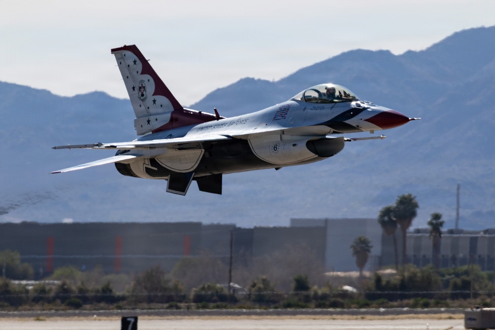Diamond in the sky: Thunderbirds fly over the Luke Days 2026 airshow