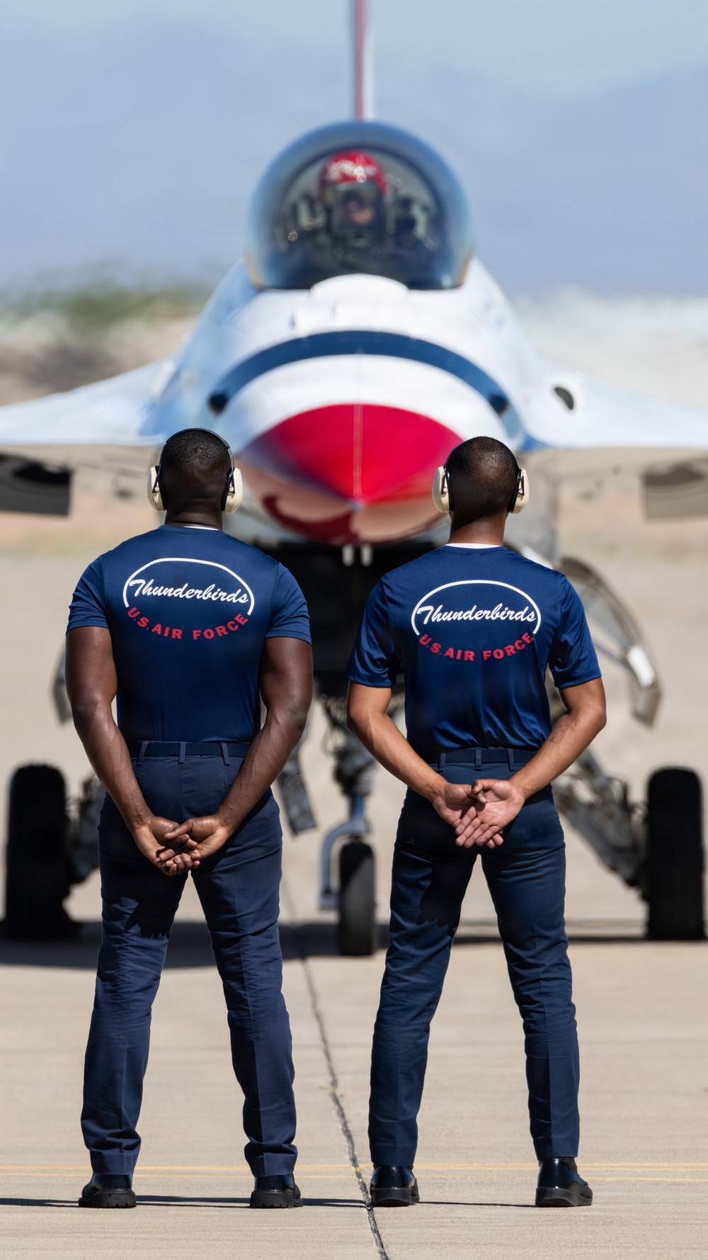 Thunderbirds prepare to fly over Luke Air Force Base
