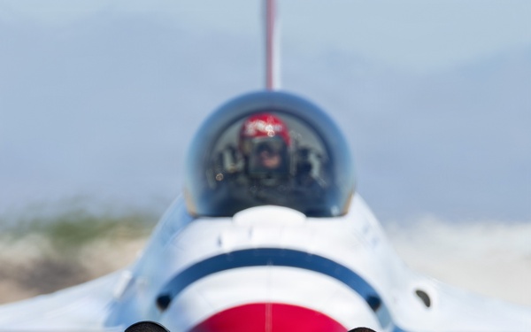 Thunderbirds prepare to fly over Luke Air Force Base