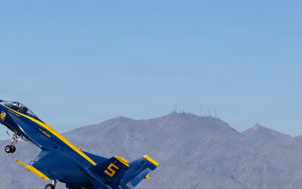U.S. Navy Blue Angels Take to the Skies Over Luke Air Force Base