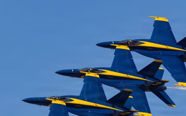 U.S. Navy Blue Angels Take to the Skies Over Luke Air Force Base